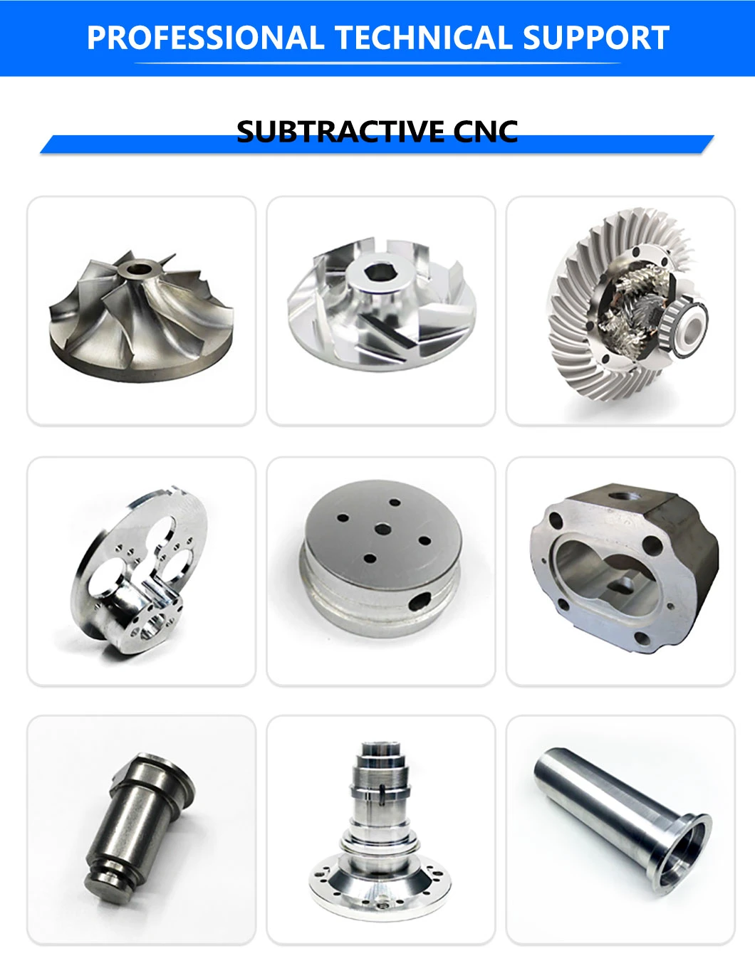 5 Axis CNC Aluminum Auto Parts Stainless Steel Spare Machining Parts