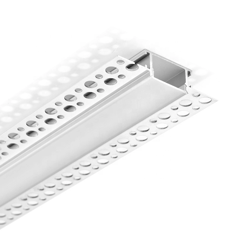 Alu-Tw6214 Gypsum Strip LED Channel LED Plaster Profile Recessed Drywall LED Aluminum Profile for Ceiling Wall