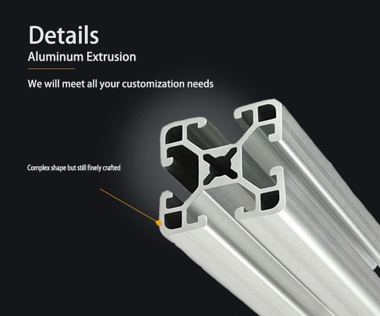 Aluminium Extrusion Profile Sand Blast Anodizing Customized CNC