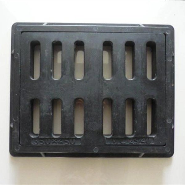 High Load Capacity FRP Drain Grating Trench Drain Covers/Composite Gully Grate Cover/SMC Drain Grate